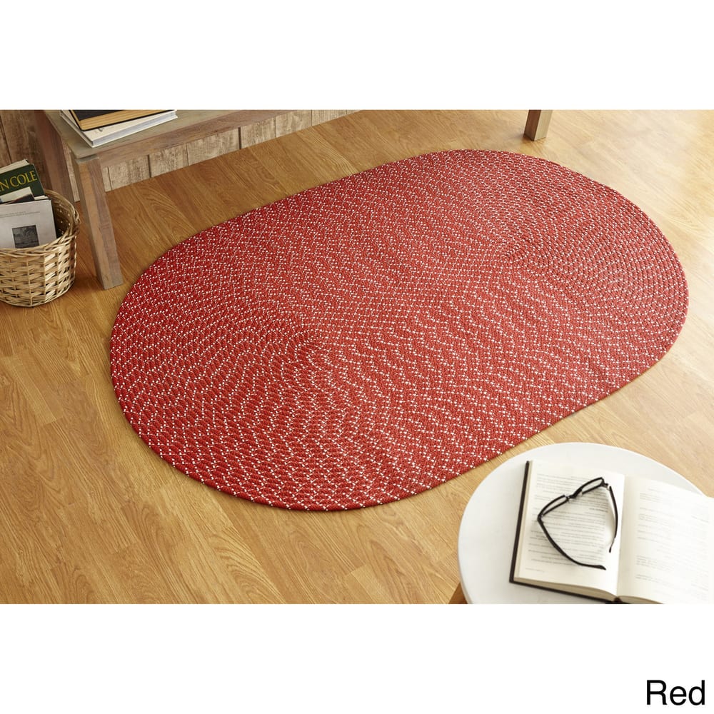 Better Trends Sunsplash Braided Indoor/ Outdoor Area Rug