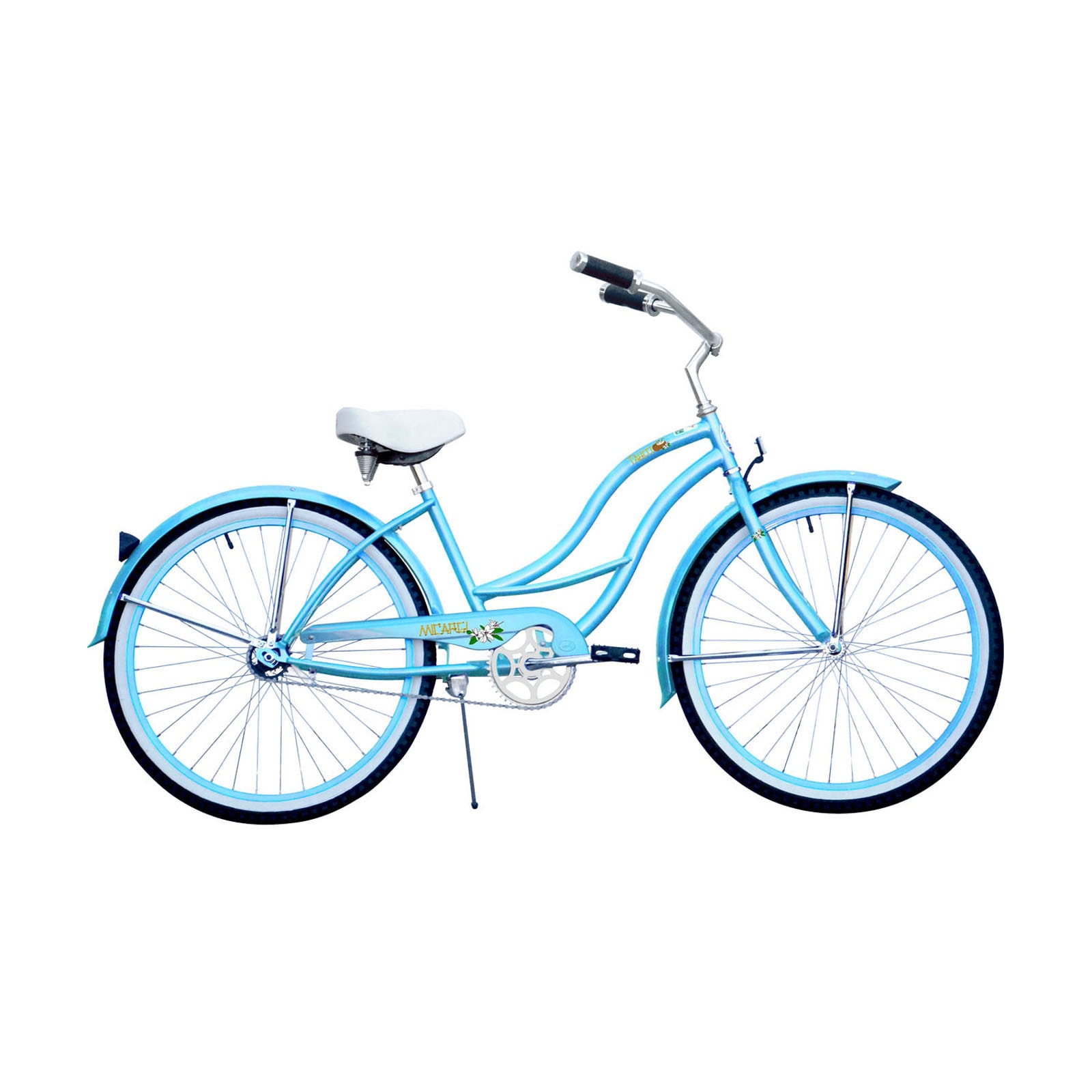 Victory Touring Womens Baby Blue 126L Cruiser Bicycle with 26 inch