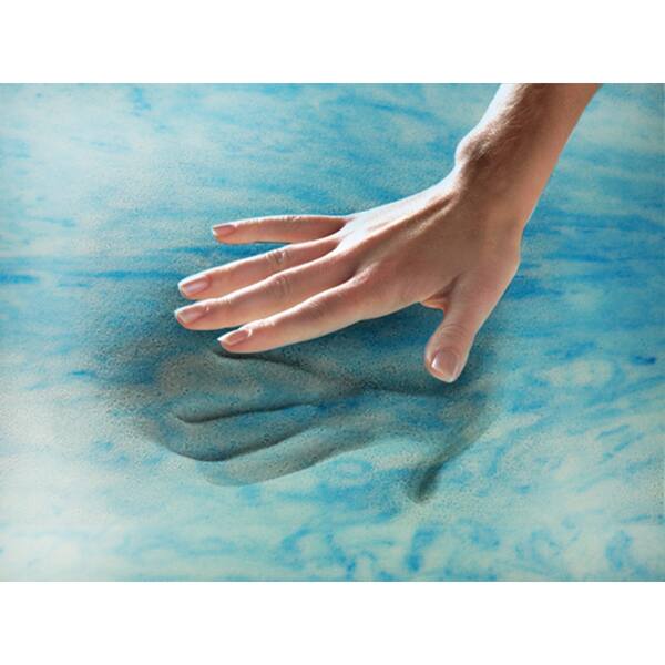 Slumber Perfect 3-inch Gel Memory Foam Topper with 1.5-inch Fiber Cover