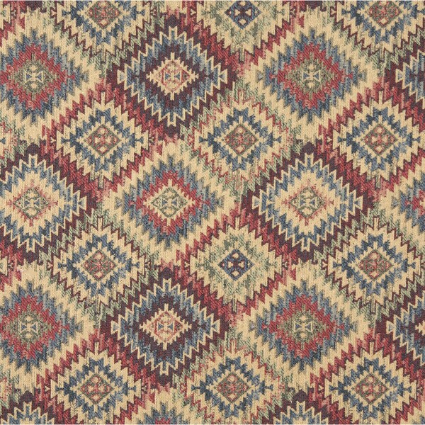 J765 Blue Beige Red Green Diamond Southwest Lodge Upholstery J765 Blue Beige Red Green Diamond Southwest Lodge Upholstery Fabric