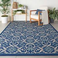 Nourison Caribbean Geometric Indoor/Outdoor Area Rug