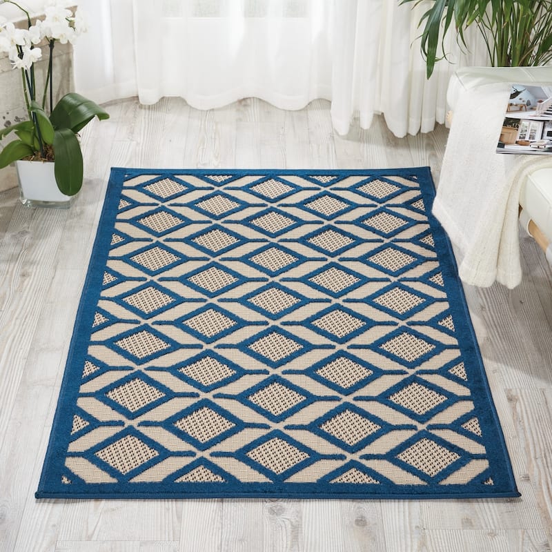 Nourison Aloha Geometric Indoor/Outdoor Area Rug