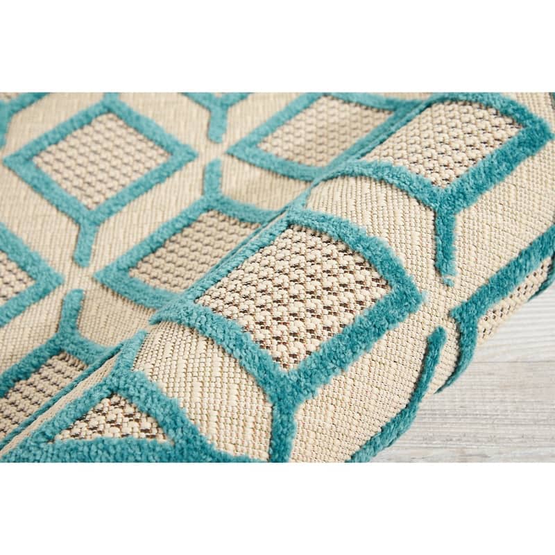 Nourison Aloha Geometric Indoor/Outdoor Area Rug