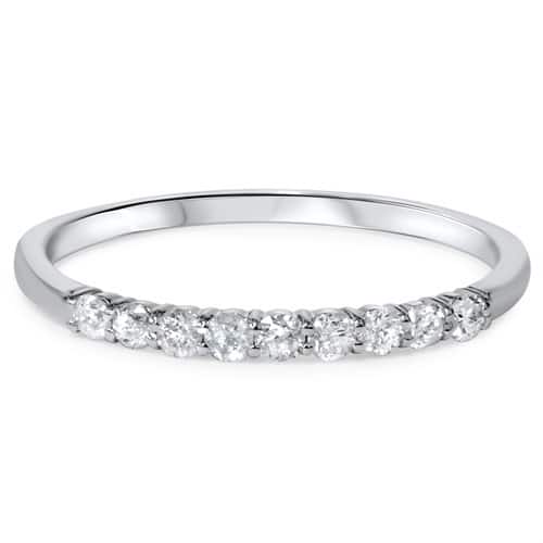 14k White Gold 0.25 ct TDW Gold Diamond Wedding Ring