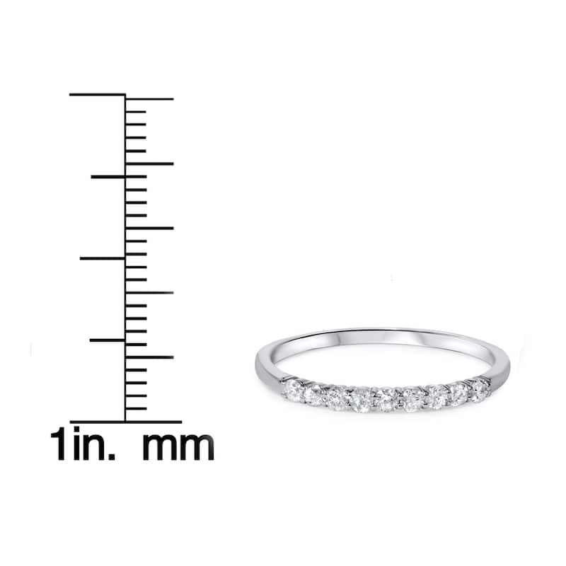 14k White Gold 0.25 ct TDW Gold Diamond Wedding Ring