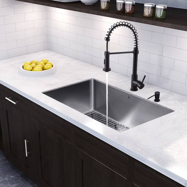 Shop Vigo All In One 30 Inch Stainless Steel Undermount Kitchen