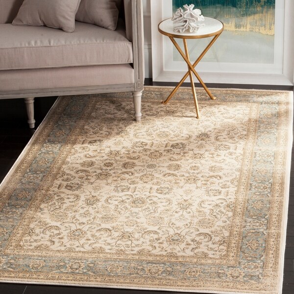 Safavieh Vintage Oriental Ivory/ Light Blue Distressed Rug - 8' X 11'