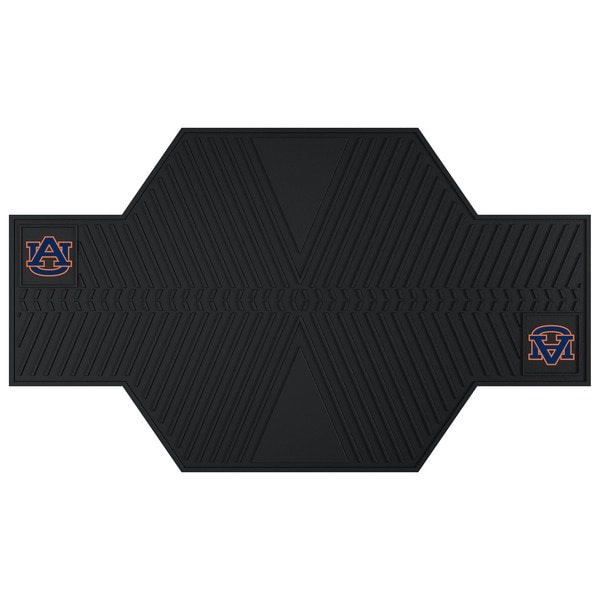 Fanmats Auburn Tigers Black Rubber Motorcycle Mat