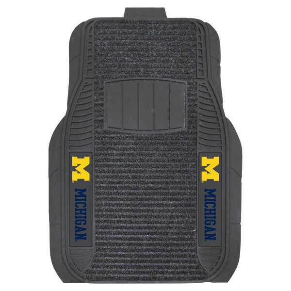 Fanmats Michigan Wolverines Vinyl Deluxe Floor Mat Set