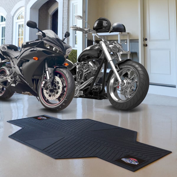 Fanmats New Orleans Pelicans Black Rubber Motorcycle Mat