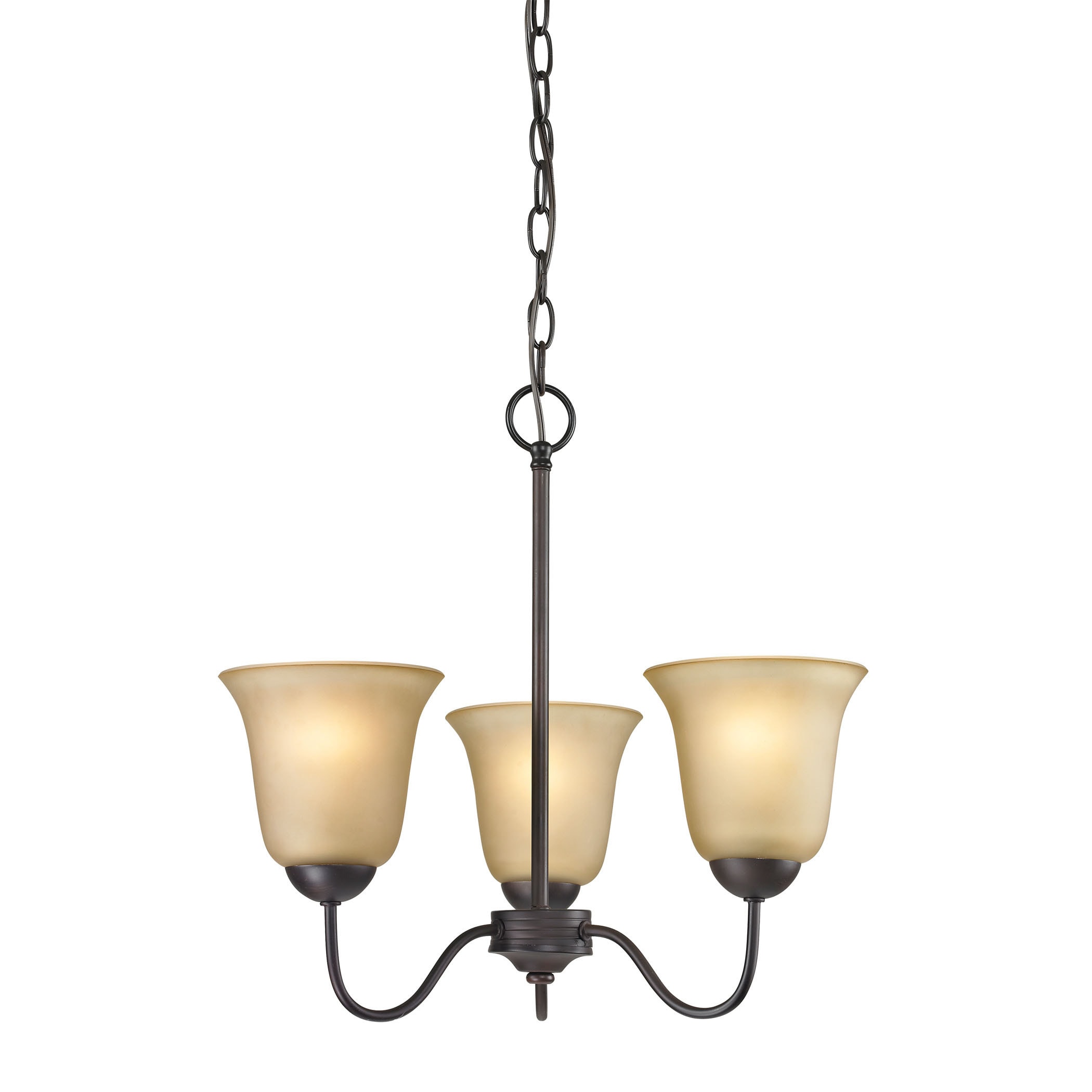 Cornerstone Conway 3 Light Chandelier In Oil Rubbed Bronze (Oil Rubbed Bronze Finish, 60 Medium Bulb) - Chandeliers For Bedrooms by Overstock.com