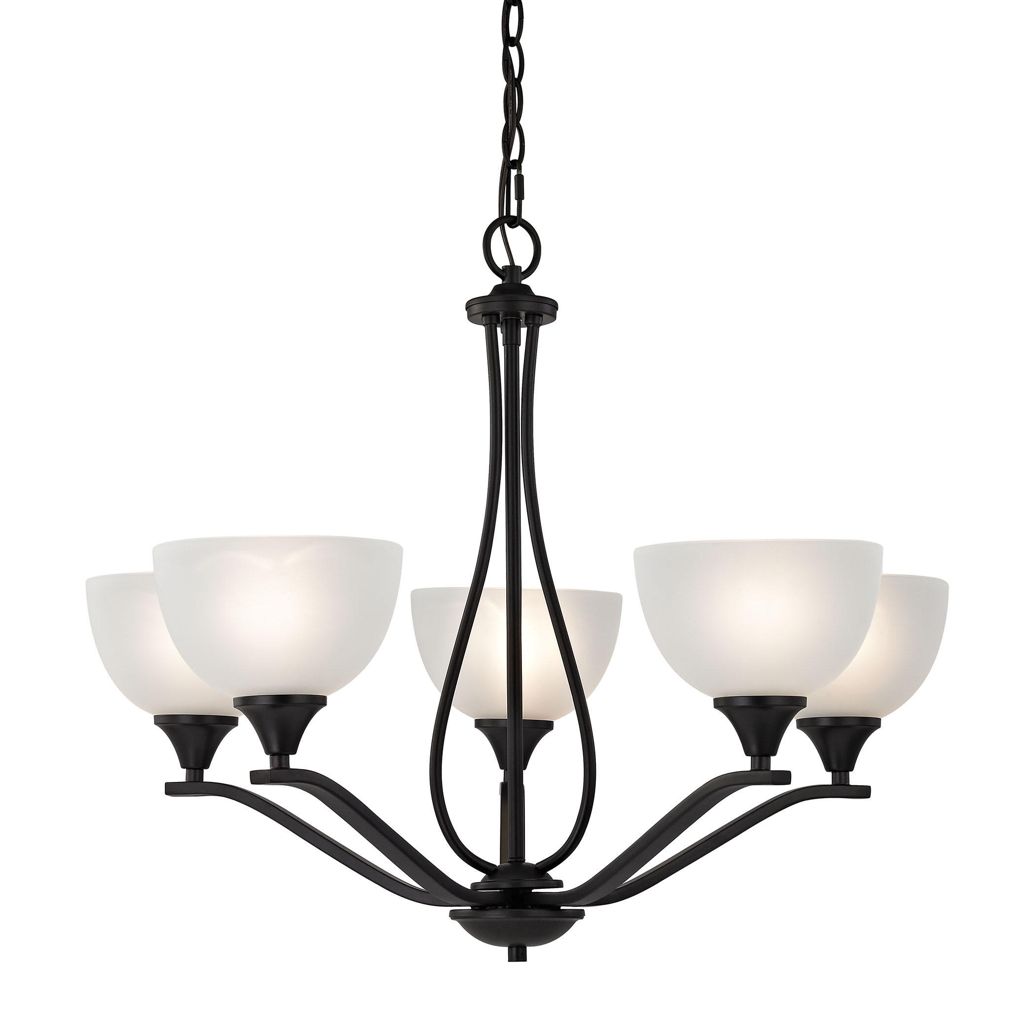 Cornerstone Bristol Lane 5 Light Chandelier In Oil Rubbed Bronze (Oil Rubbed Bronze Finish, 100 Medium Bulb) - Chandeliers For Bedrooms by Overstock.com