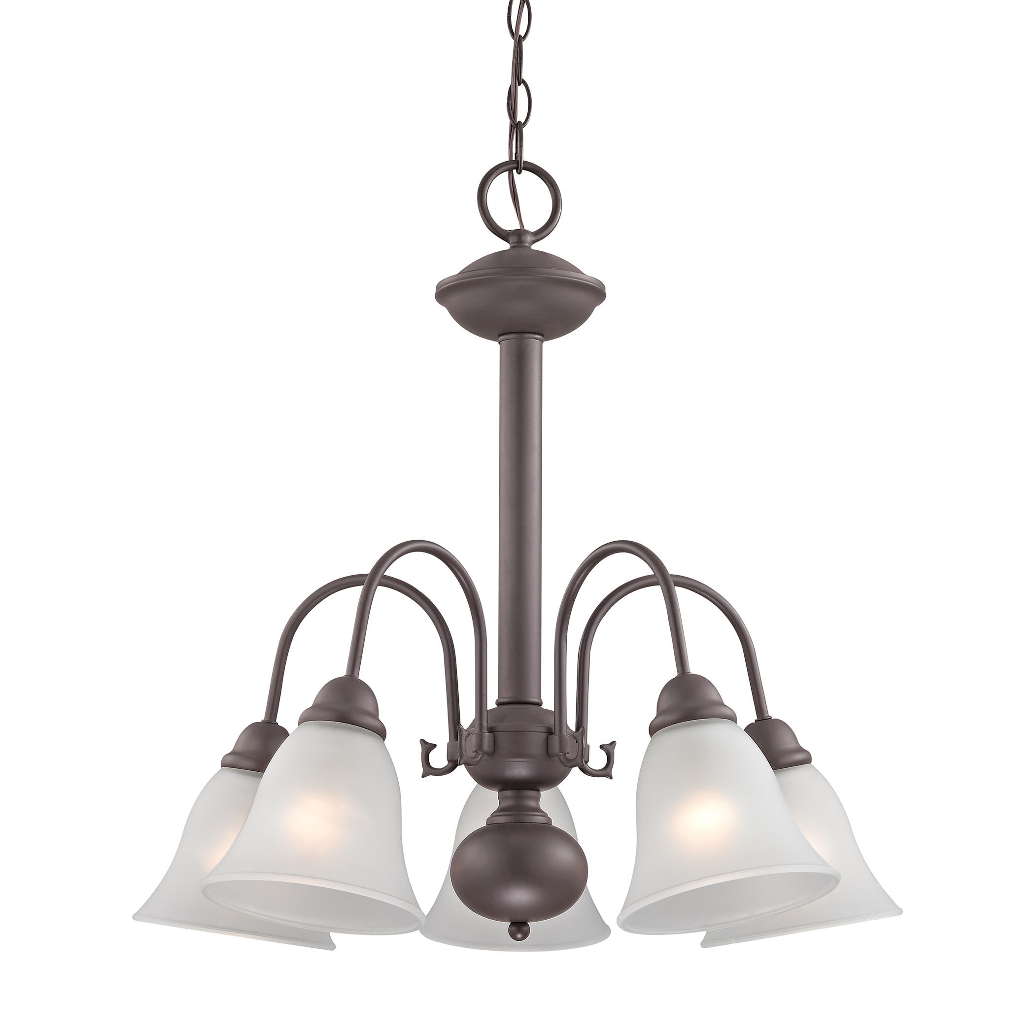 Cornerstone Bellingham 5 Light Chandelier In Oil Rubbed Bronze (Oil Rubbed Bronze Finish, 100 Medium Bulb) - Chandeliers For Bedrooms by Overstock.com