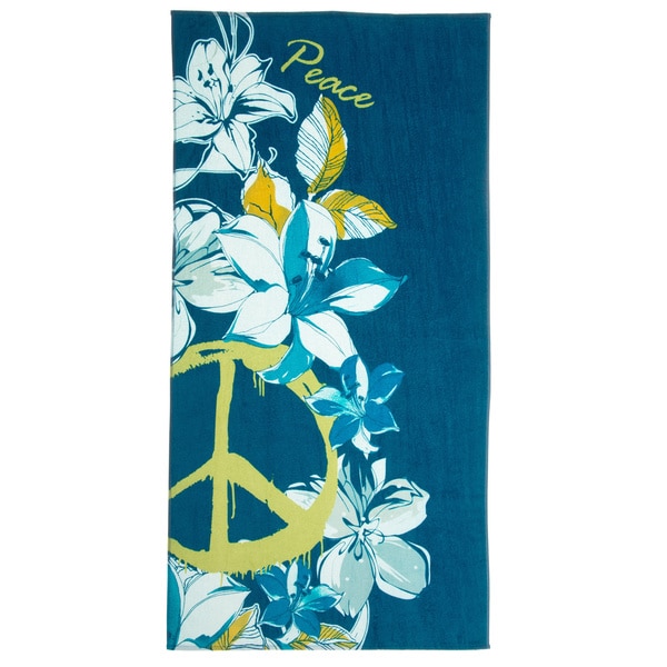 Hibiscus Peace Beach Towel (Set of 2)