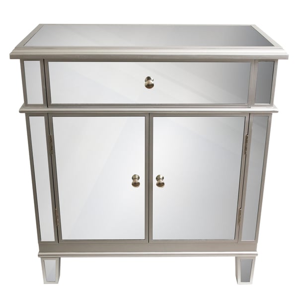 INSPIRE Q Genoa X Base Mirrored Accent Campaign Table