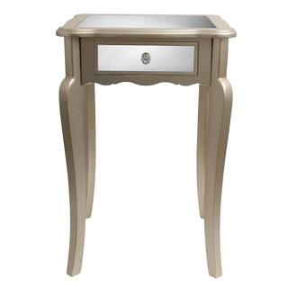 Silver Nightstands & Bedside Tables For Less