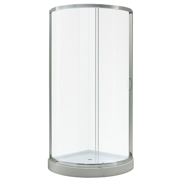 Ove Decors Breeze 31 Shower Enclosure Kit with Paris Base, Glass and