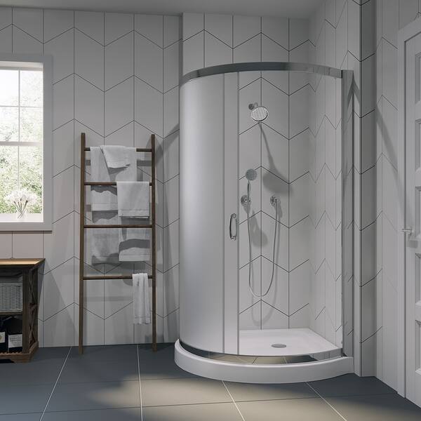 Shop Ove Decors Breeze 38 Inch Shower Enclosure Kit With Paris
