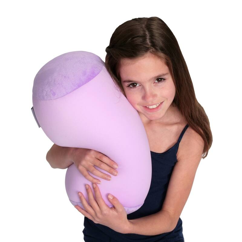 Mooshi Squishy Microbead Throw Pillow - Light Purple