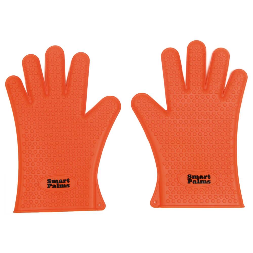 Smart Palms Pro Silicone Grilling/ Barbecue/ Oven Glove- Medium (Set of 2)
