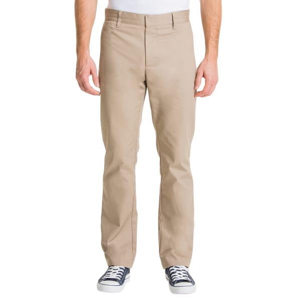 Shop Lee Young Men's Khaki Slim Straight Leg Pant Free Shipping On