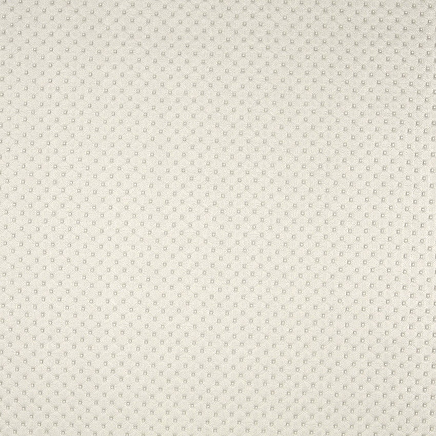 G662 White Tufted Look Upholstery Faux Leather by the Yard   17383992