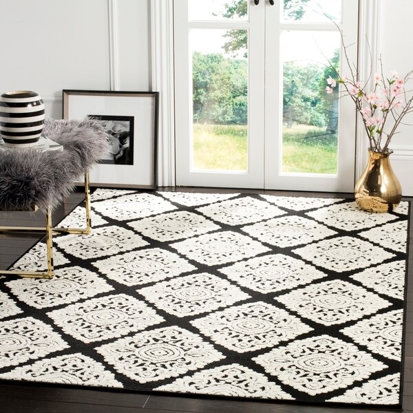 Safavieh Cottage Anthracite/ Cream Rug - 8' x 11'2
