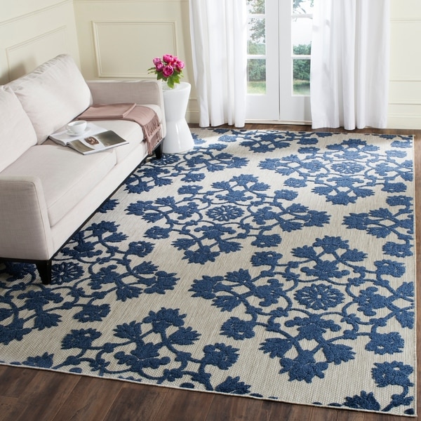 Safavieh Cottage Cream/ Royal Rug - 8' x 11'2