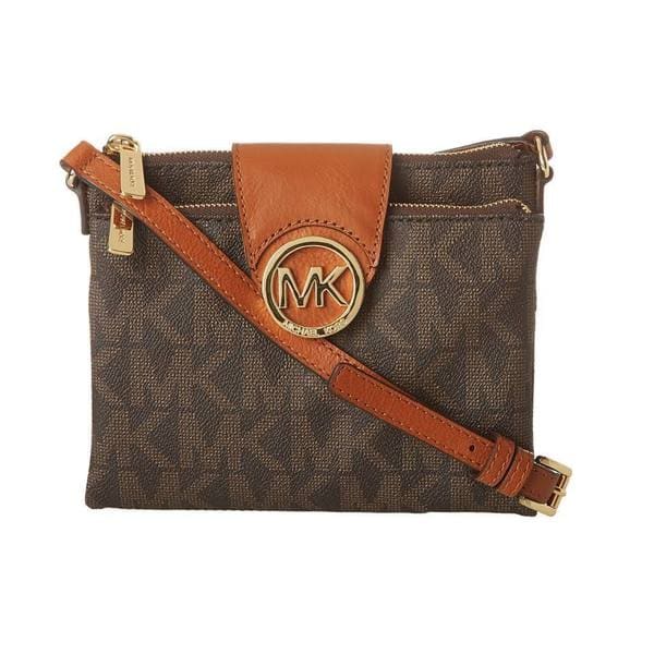 MICHAEL Michael Kors Fulton Large Crossbody   Brown  