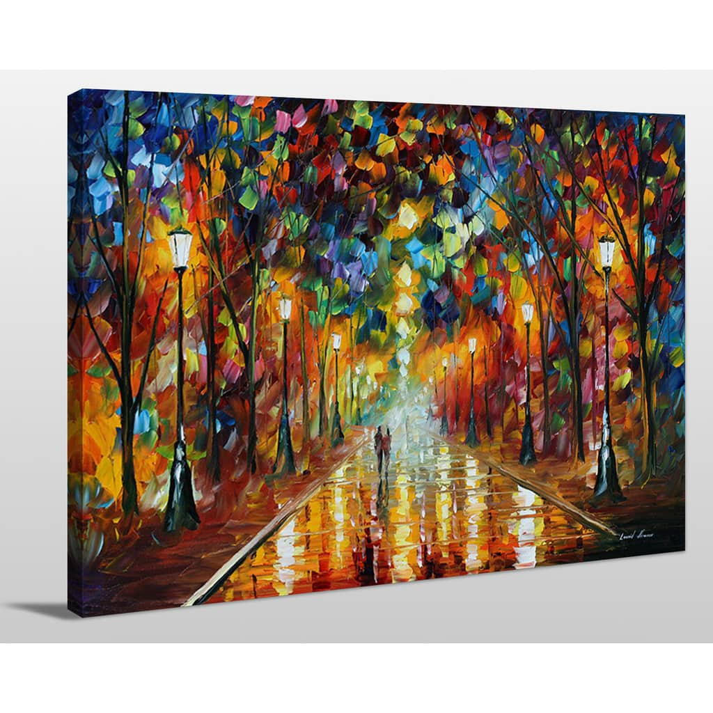 Leonid Afremov 'Farewell To Anger' Giclee Print Canvas Wall Art - On ...