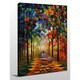 Shop Leonid Afremov 'Forest Path' Giclee Print Canvas Wall Art - On ...