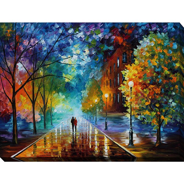 Shop Leonid Afremov 'Freshness Of Cold' Giclee Print Canvas Wall Art