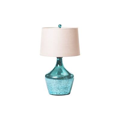 Aurelle Home Lisa Table Lamp Turquoise