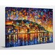 Leonid Afremov 'Island Sunset' Giclee Print Canvas Wall Art - Bed Bath ...