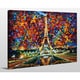 Leonid Afremov 'Paris Of My Dreams' Giclee Print Canvas Wall Art - Bed ...