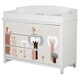 preview thumbnail 1 of 2, South Shore Cotton Candy Changing Table with Removable Top and Magic Forest Ottograff