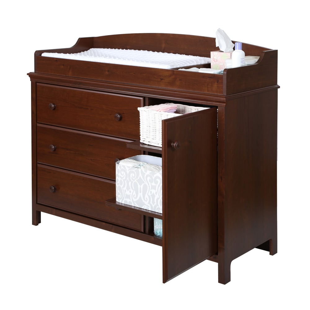 Brown hot sale changing table