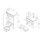 preview thumbnail 4 of 2, South Shore Fundy Tide Changing Table and Armoire with Drawers
