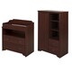 preview thumbnail 1 of 2, South Shore Fundy Tide Changing Table and Armoire with Drawers Cherry - Cherry Finish