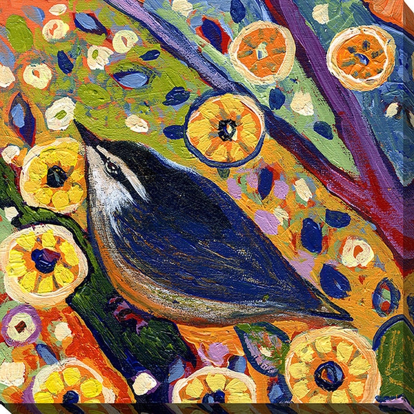 Shop Jennifer Lommers 'bird Viii' Giclee Print Canvas Wall Art - On 