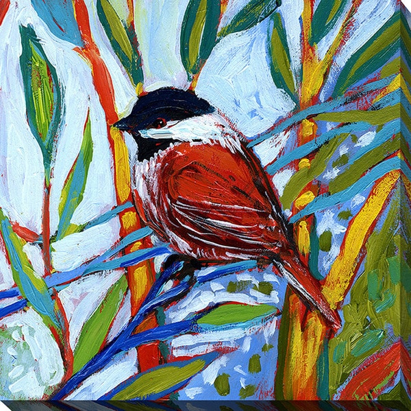 Shop Jennifer Lommers &#39;Bird XVI&#39; Giclee Print Canvas Wall Art - On Sale - Free Shipping Today ...