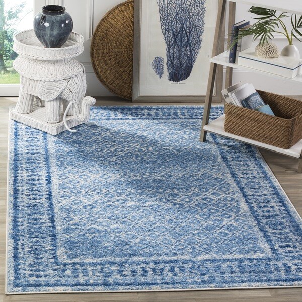 Safavieh Adirondack Vintage Silver/ Blue Rug - 9' x 12'