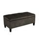 preview thumbnail 10 of 11, Adeco Tufted Fabric Lift Top Storage Bench