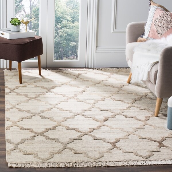 Safavieh Hand-knotted Kenya Natural Wool Rug - 9' x 12'