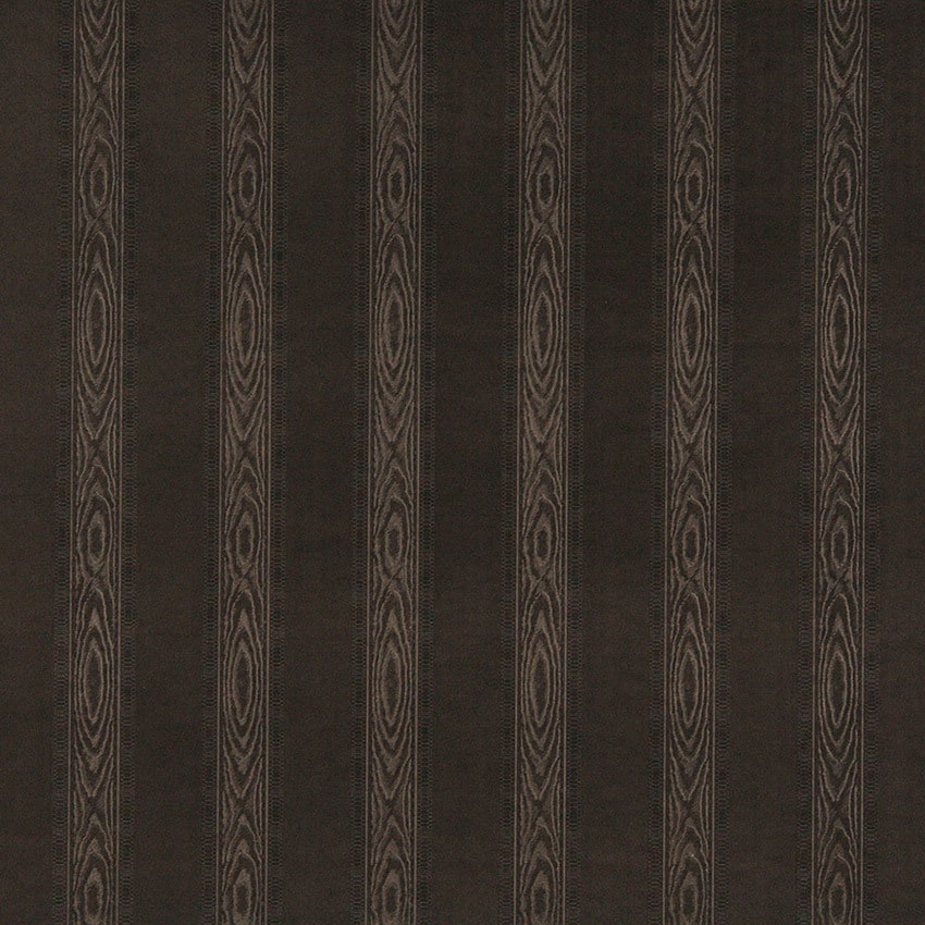 G348 Brown Metallic Striped Wood Look Faux Leather Upholstery (By The