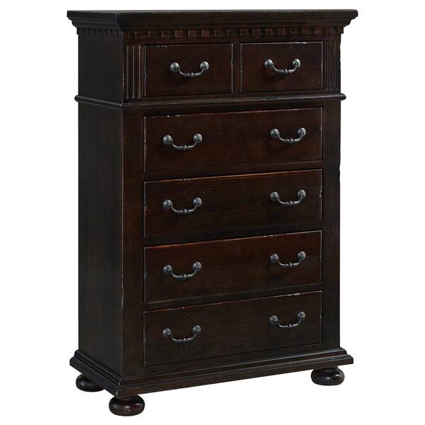 La Cantera Distressed Espresso Finish Chest Overstock 10273569