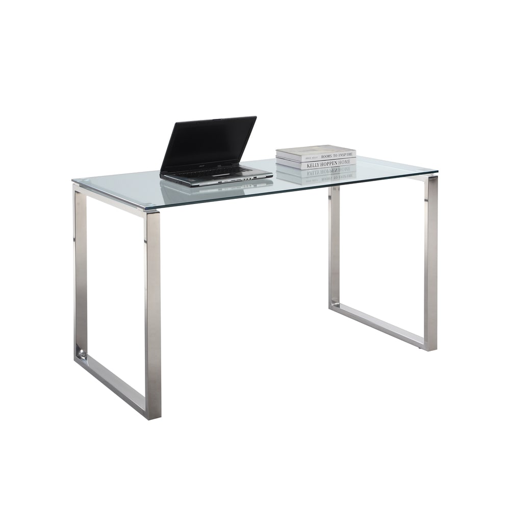 small clear desk