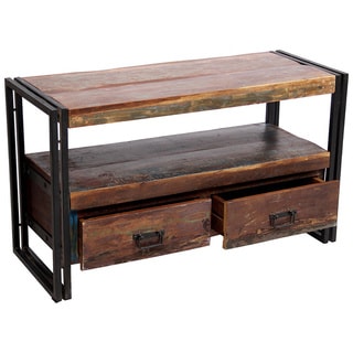 Timbergirl Old Reclaimed Wood TV cabinet Drawers