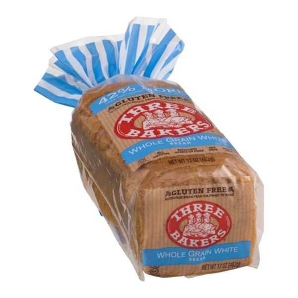 Three Bakers Gluten Free Whole Grain White Bread (Pack of 2) - 17390950 ...