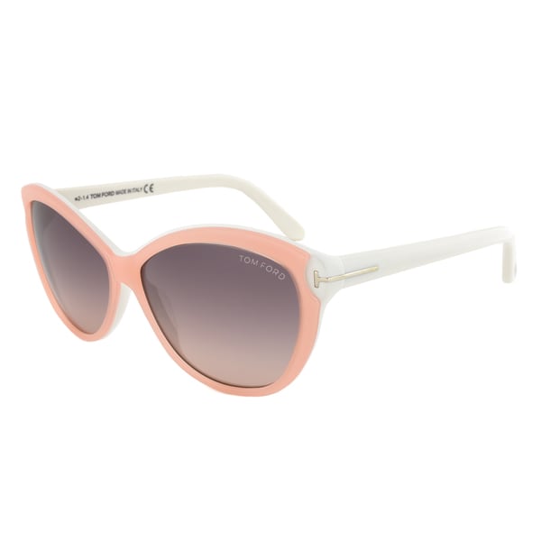 Tom Ford TF325 74B Telma Opal Rose Cateye Sunglasses   17391304